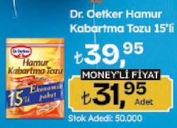 Dr. Oetker 15'li Hamur Kabartma Tozu