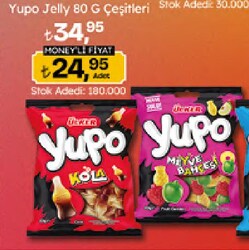 Ülker Yupo Jelly Kolalı Jelibon 80 gr