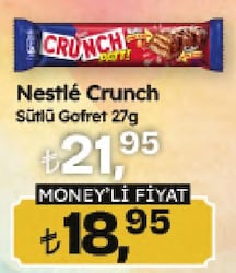 Nestle Crunch Patt 27 gr Gofret