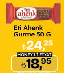 Eti Ahenk Gurme Çikolata Kaplı Fındık Kremalı Gofret 50 gr