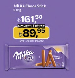 Milka Lila Stix Çikolata Kaplamalı Çubuk Bisküvi 112 g
