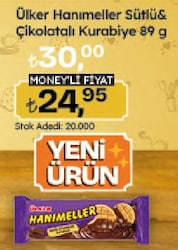 Ülker Hanımeller Sütlü Çikolata Kaplı Kurabiye 89 G