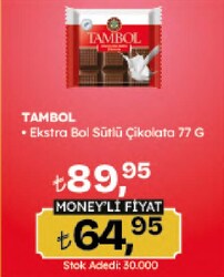 Kahve Dünyası Tambol Sütlü Çikolata 100 gr