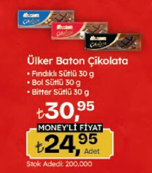Ülker Fındıklı Baton Çikolata 30 gr