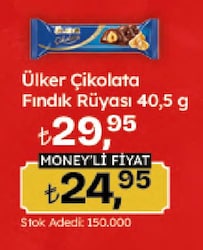 Ülker Çikolata Fındık Rüyası 40.5 gr