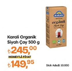 Karali Organik 500 gr Çay