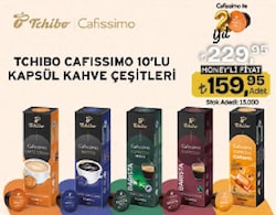 Tchibo Cafissimo Caffe Crema Kapsül Kahve 10'lu