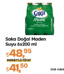 Saka 200 ml 6'lı Maden Suyu