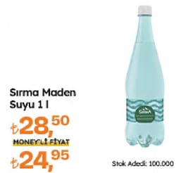 Sırma Doğal Maden Suyu 1 lt Pet