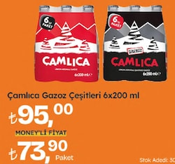 Çamlıca Gazoz 200 ml 6'lı