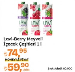 Lavi Berry Kızılcık Meyveli İçecek 1 lt