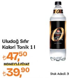 Uludağ Sıfır Kalori 1 lt Tonik