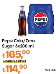 Pepsi Cam Şişe 200 ml 6'lı