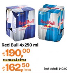 Red Bull Enerji İçeceği 250 ml 6'lı