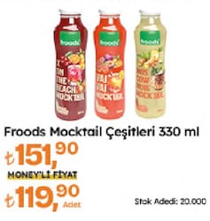 Froods x On The Beach Mocktail Meyve Suyu - 330 ml