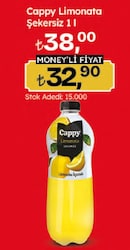 Cappy Şekersiz Limonata 1 lt