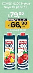 Dimes %100 Meyve Suyu 1 lt