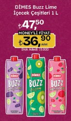 Dimes Buzz Kivi-Lime Meyveli İçecek 1 L