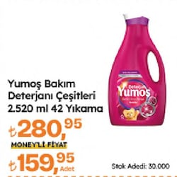 Yumoş Siyah ve Koyu Renkli Giysiler için Sıvı Deterjan 42 Yıkama 2.52 lt