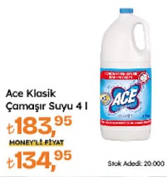 Ace Klasik Çamaşır Suyu 4 lt