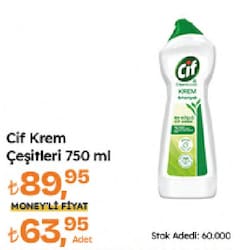 Cif Krem Yüzey Temizleyici 750 ml