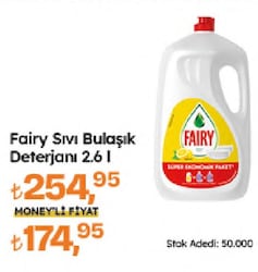 Fairy Limon 2600 ml Bulaşık Deterjanı