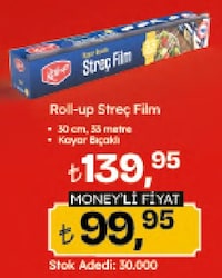 Roll-Up 33 mt Streç Film