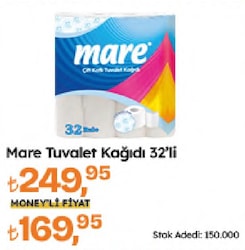 Mare 2 Katlı 32'li Tuvalet Kağıdı
