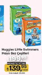Huggies Little Swimmers 3-4 Numara 7-15 kg 12'li Mayo Bez