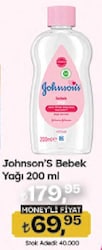 Johnson's Baby Nemlendirici Bebek Yağı 200 ml