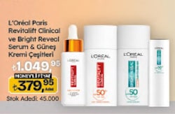 L'Oreal Paris Revitalift Clinical 50 ml 50 Faktör Güneş Kremi