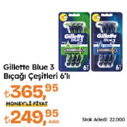 Gillette Blue 3 Comfort Kullan At 6'lı Tıraş Bıçağı