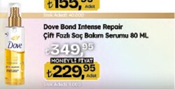 Dove Bond Intense Repair Çift Fazlı Saç Serum 80 ml