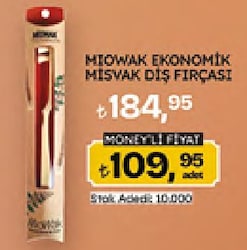 Miowak Ekonomik Misvak Diş Fırçası
