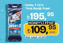 Derby Samurai 3 Kullan At 10'lu Tıraş Bıçağı