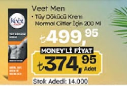 Veet Men Tüy Dökücü Krem Normal Ciltler 200 ml