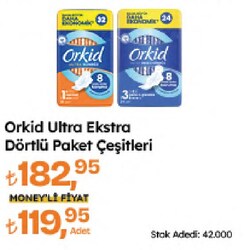 Orkid Ultra Extra Normal Boy 1 Hijyenik Ped 32'li