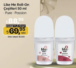 Like Me Roll On Pure 50 Ml