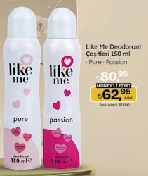 Like Me Pure Deodorant 150 ml