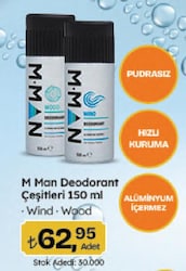 M Man Wind Deodorant 150 ml