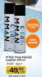 M Man Sport 250 ml Tıraş Köpüğü