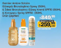 Garnier Ambre Solaire Natural 150 ml Güneşsiz Bronzlaştırıcı