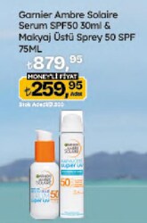 Garnier Invisible 30 ml 50 Faktör Güneş Serumu