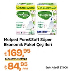 Molped Pure & Soft Uzun 18'li Hijyenik Ped