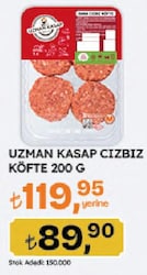 Uzman Kasap Cızbız Köfte 200 gr