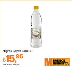 Migros 1000 ml Beyaz Sirke