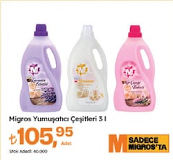 Migros Sensitive Yumuşatıcı 3 lt