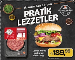 Uzman Kasap 330 gr Dana Hamburger Köfte