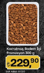 Kavrulmuş Badem İçi Promosyon 300 g 