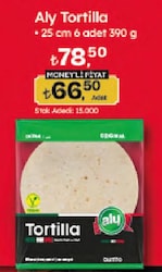 Aly 6'lı 390 gr Tortilla Lavaş